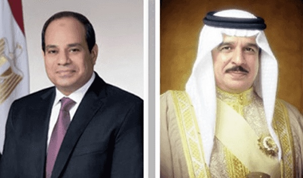 في ظل التصعيد الإقليمي.. اتصال بين ملك البحرين والرئيس المصري لبحث التوتر الإيراني الإسرائيلي وأزمة غزة