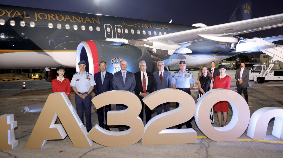 نائب الملك يرعى حفل انضمام أول طائرة A320neo إلى أسطول الملكية الأردنية وإعادة تشغيل مطار عمّان المدني