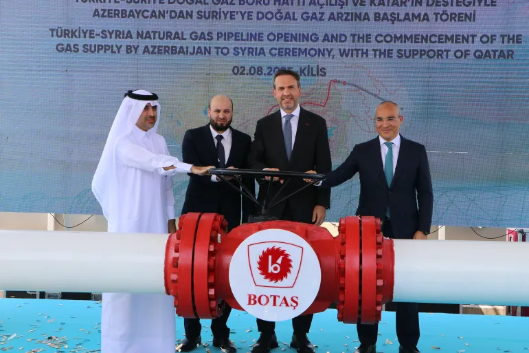 بدء ضخ الغاز من أذربيجان نحو سوريا بتمويل قطري