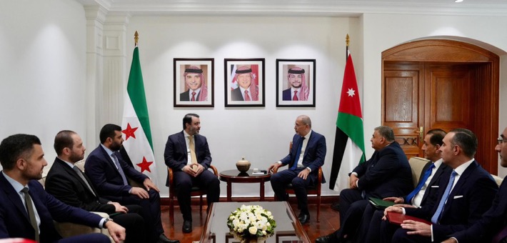 الصفدي والشيباني يبحثان تعزيز التعاون وتثبيت وقف إطلاق النار في السويداء