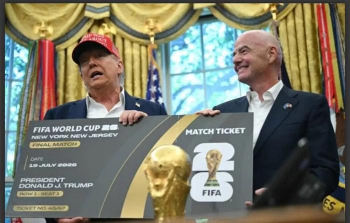 ترمب وإنفانتينو يعلنان عن قرعة كأس العالم 2026 في واشنطن