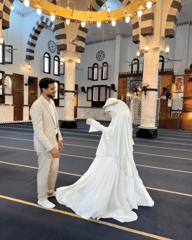 بسبب جلسة تصوير عروسين في مسجد الأوقاف المصرية تحيل إمام مسجد بالجيزة للتحقيق