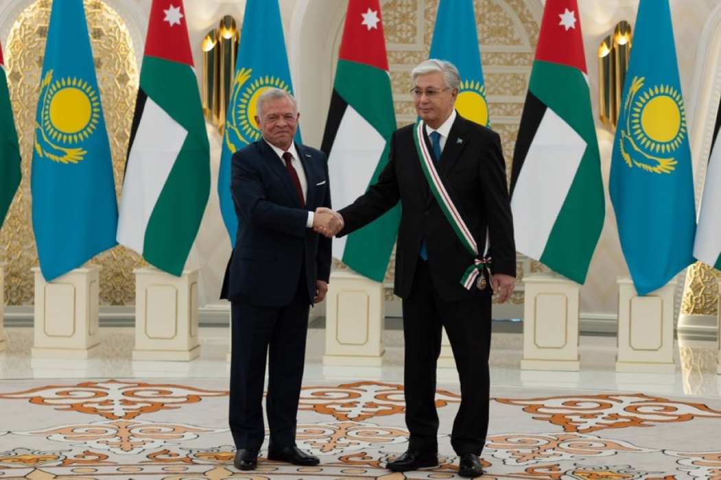 الملك عبدالله الثاني يشيد بزيارة كازاخستان ويؤكد على تعميق التعاون الاقتصادي