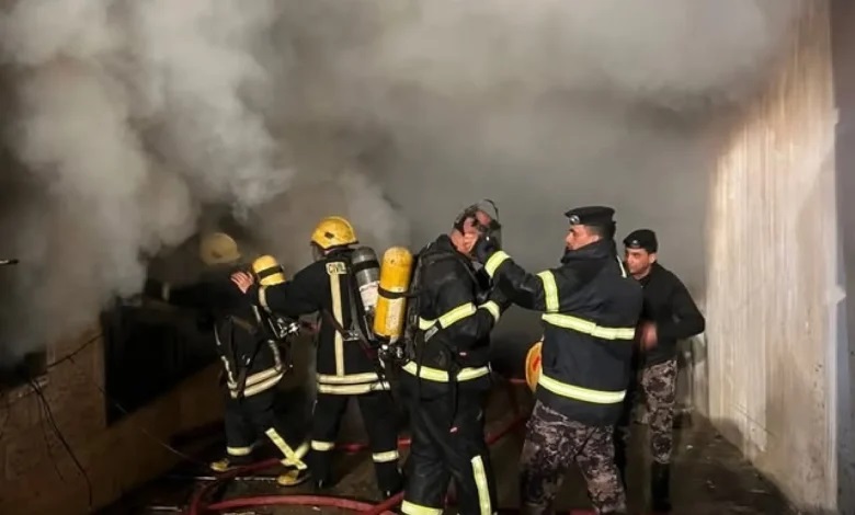 حريق وانهيار جزئي لمنزل بمنطقة النصر سبب تسرّب غاز