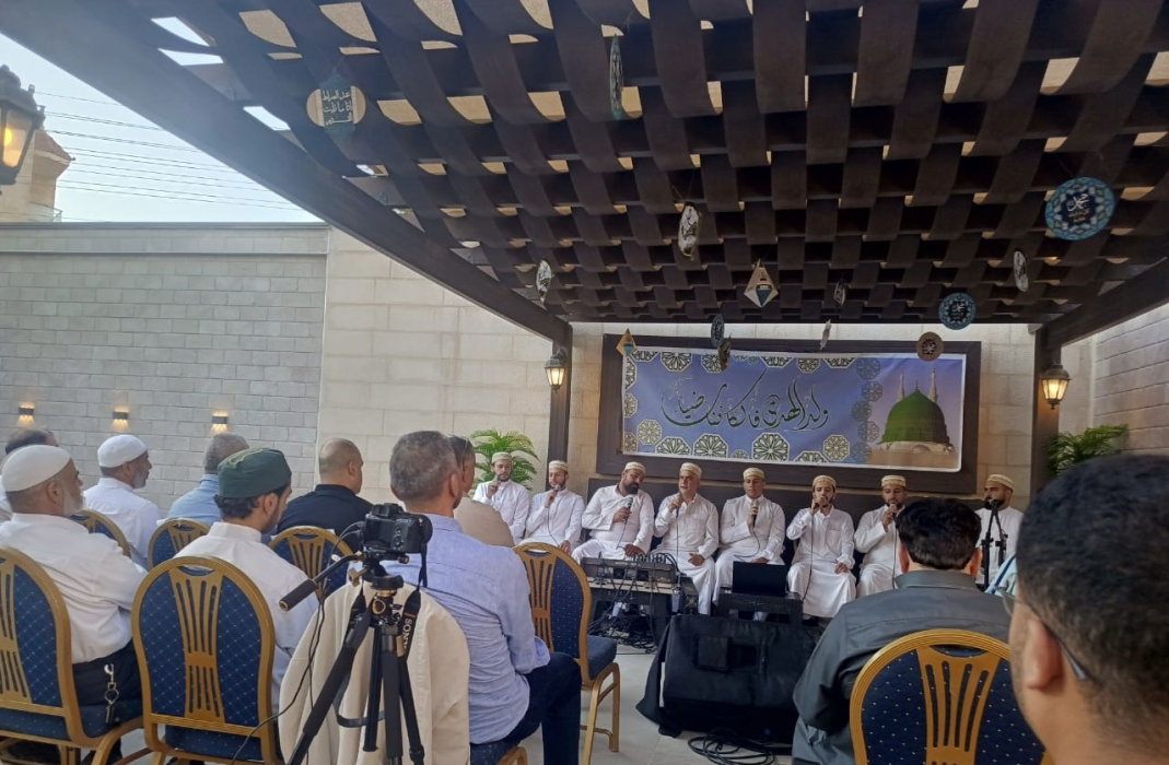 نضال أنور المجالي يكتب ….في بيت الدكتور منذر الخطيب، صدحت القلوب بالمدائح النبوية