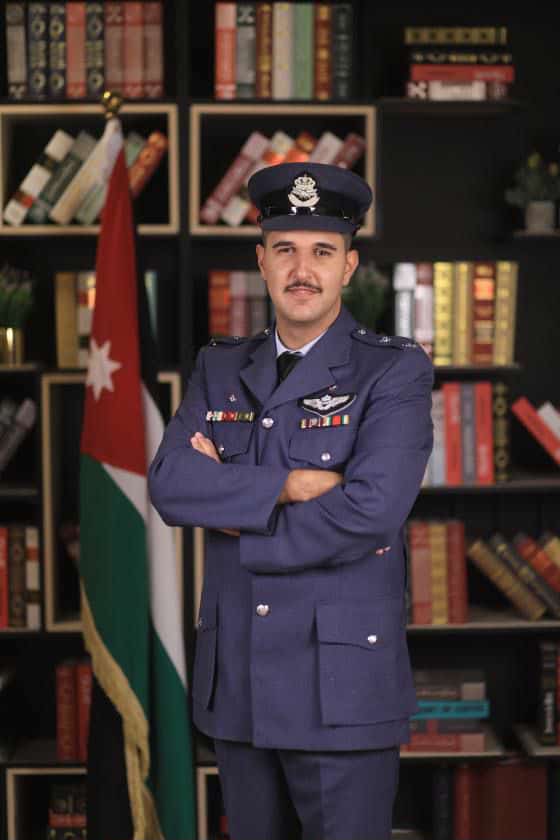 تهنئة للطيار محمد رجب العطيات
