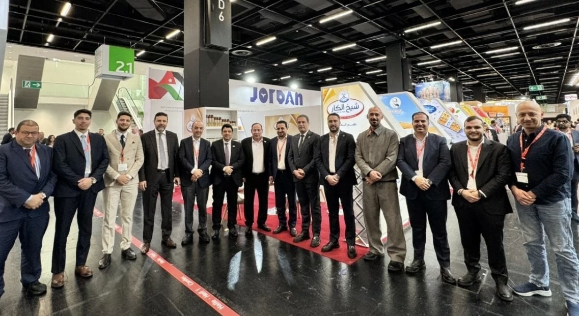 الصناعات الغذائية الأردنية تتألق في معرض “أنوجا 2025” بألمانيا