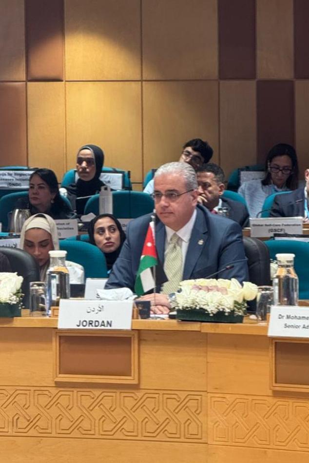 البدور في اجتماع الصحة العالمية : الأردن حمل أعباء اللجوء، وأنشأ مستشفيات واستقبل مرضى غزة.