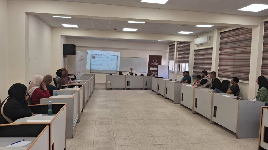 تدريب حول مهارات التوظيف بالتعاون بين مؤسسة ولي العهد وكلية عجلون الجامعية