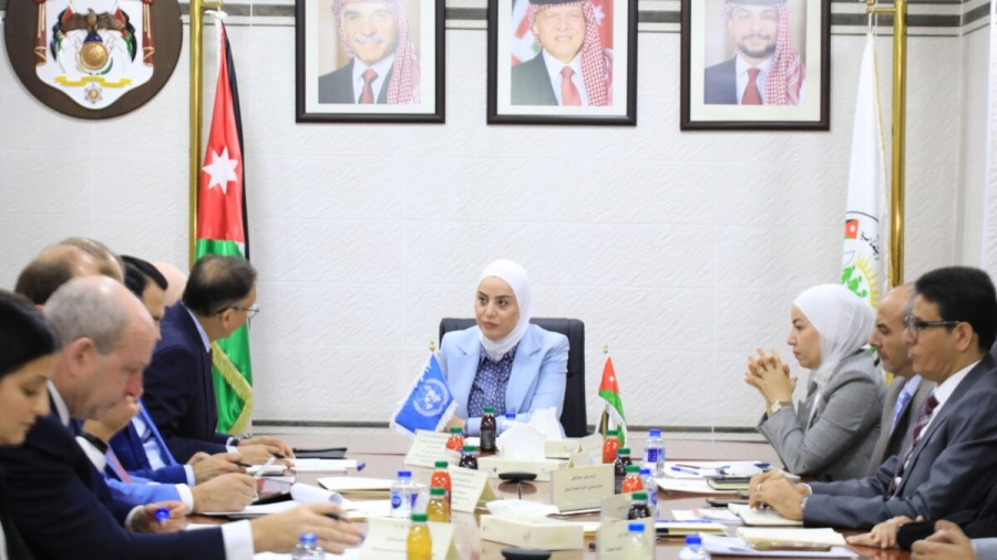 ‏وزيرة التنمية الاجتماعية تلتقي وفد من المجلس التنفيذي وصندوق الأمم المتحدة للسكان ومكتب خدمات المشاريع