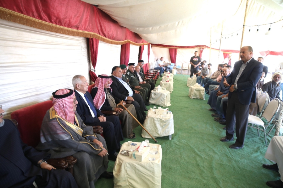 مندوبا عن الملك وولي العهد. العيسوي يعزي عشيرتي المساعيد والمسيب