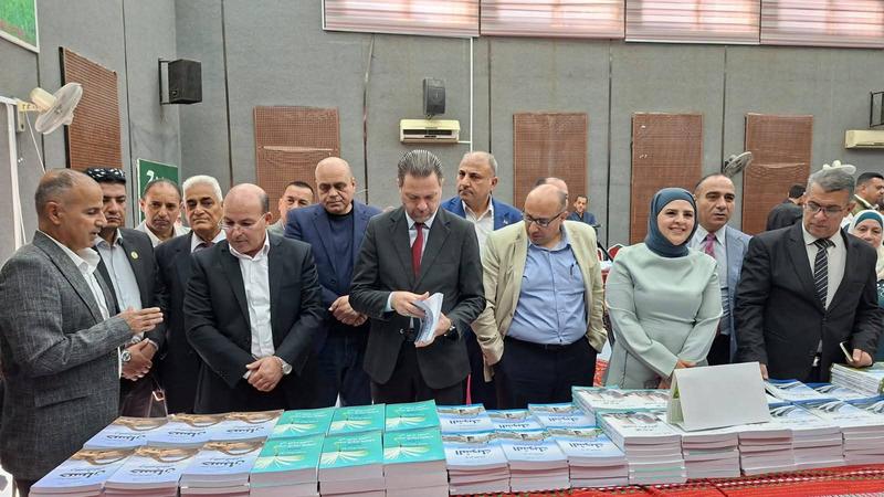 افتتاح معرض الكتاب الشامل بمدرسة الخنساء الثانوية للبنات في جرش