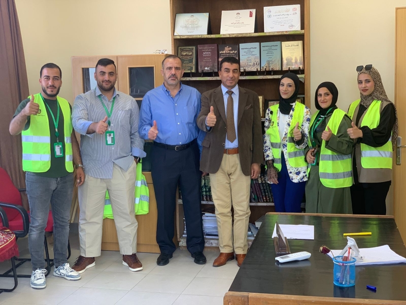 كلية عجلون الجامعية تنفذ مبادرة همة شباب البلقاء عجلون