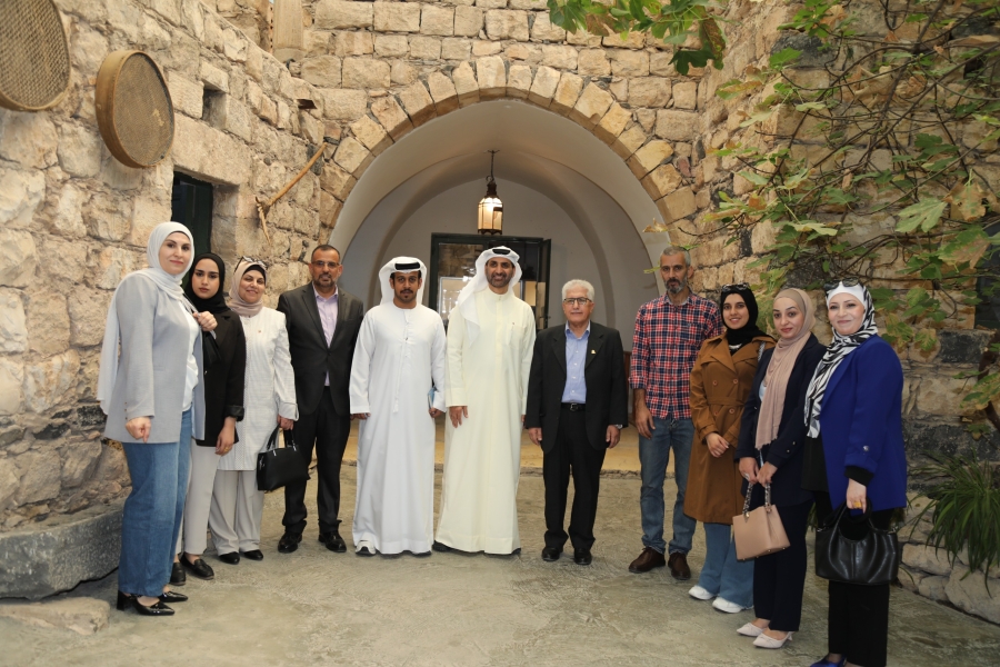 اليرموك تصتضيف وفد من دولة الامارات