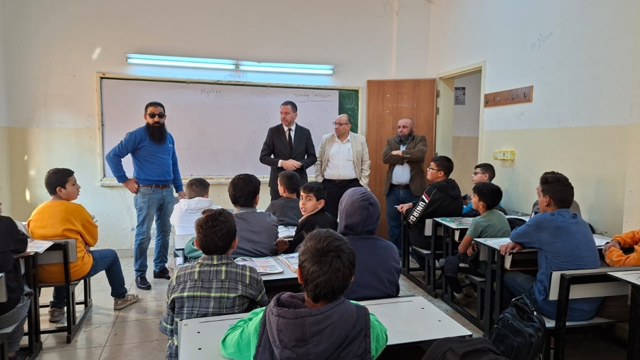 جولة ميدانية لمدير تربية جرش للاطلاع على سير العملية التعليمية في المدارس