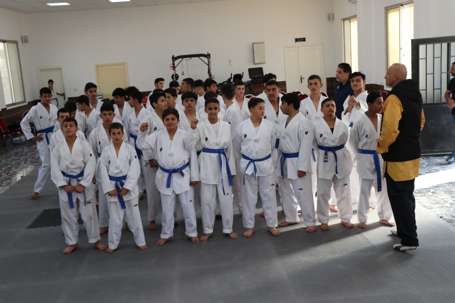 مركزي شباب عنجرة وكفرخل يُجريان اختبار الحزام الأحمر في التايكواندو