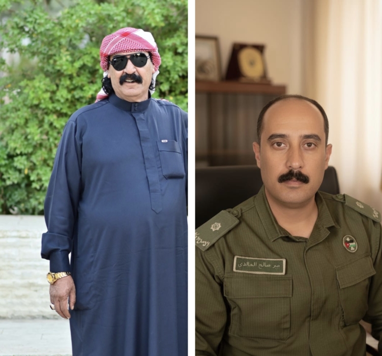 خالد محمد جبر الصبيحات يهنئ ابن الأخ جبر صالح الصبيحات بمناسبة ترفيعه… فخرٌ يليق بالرجال