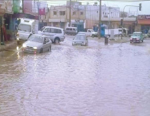 عجلون : تكرار تجمع مياه الامطار على مثلث عبين كل موسم مطري