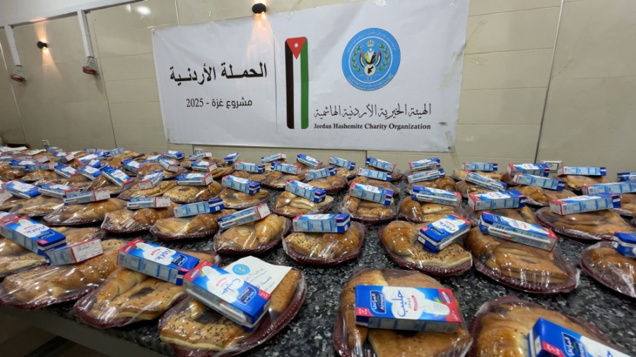 الحملة الأردنية تتفقد 600 أسرة في غزة ضمن استجابتها العاجلة ببطانيات شتوية