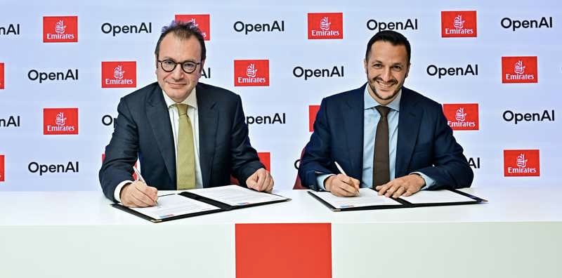 تعاون إستراتيجي بين طيران الإمارات و”أوبن إيه آي” لتعزيز تقنيات الذكاء الاصطناعي