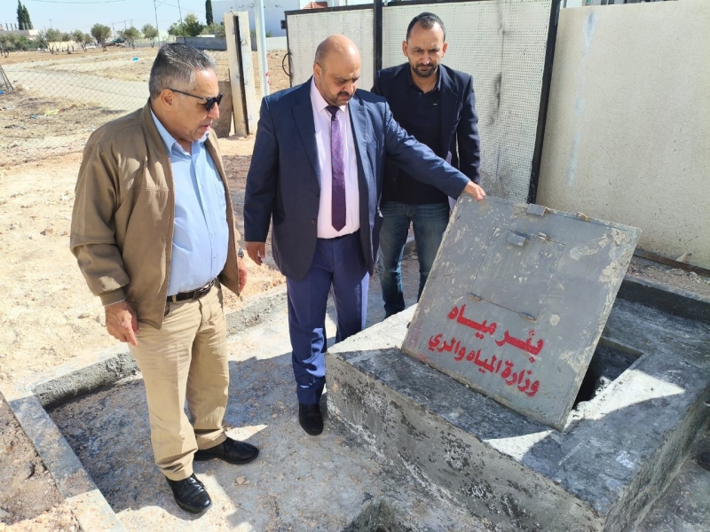 مشروع حفر آبار جمع مياه الأمطار في الكرك يحقق 50 من الإنجاز