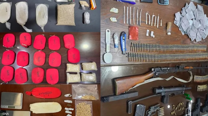 ضبط مطلوب خطير في شارع البتراء بإربد وبحوزته سلاح ومخدرات