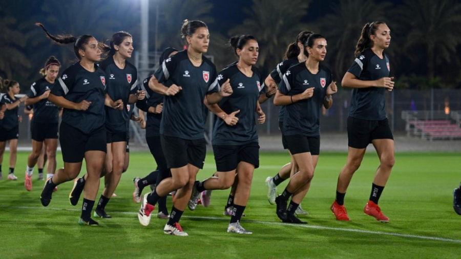 المنتخب النسوي يفوز على نظيره اللبناني ويبلغ نصف نهائي غرب آسيا