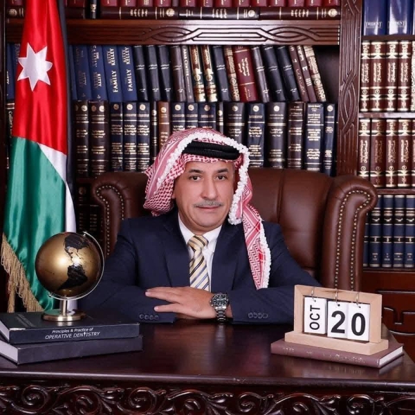 أبو أربية يبارك للدكتور عبدالله كريشان تسلّمه منصب مساعد محافظ مادبا