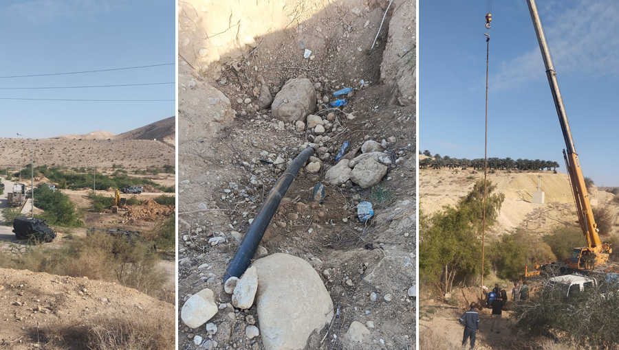 حملة أمنية كبرى قرب سد الكفرين تردم 11 بئرًا مخالفة وتوقف سرقة آلاف الأمتار من المياه