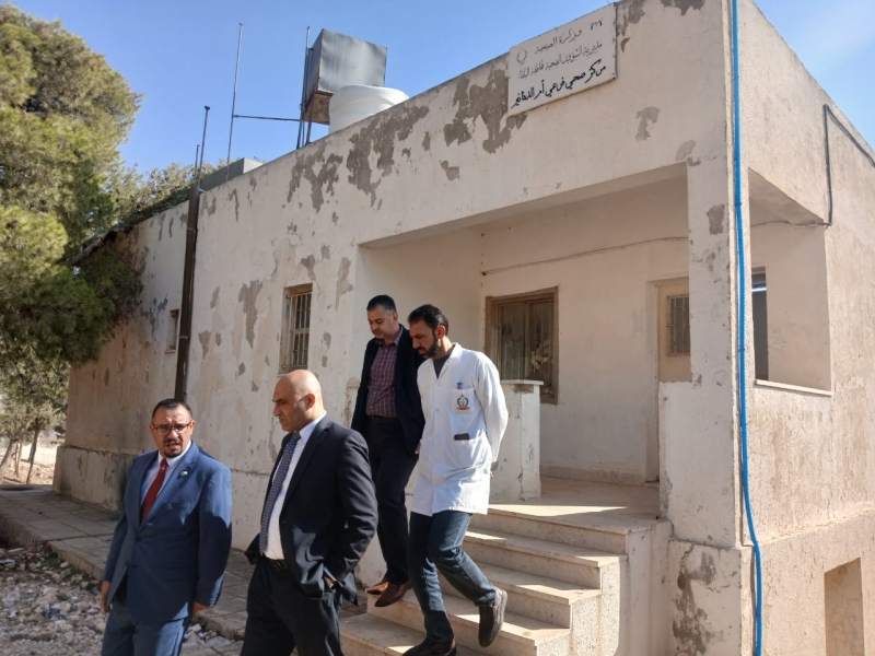 السليحات والسراحنة يتفقدان المراكز الصحية في لواءي عين الباشا ومحص والفيحص