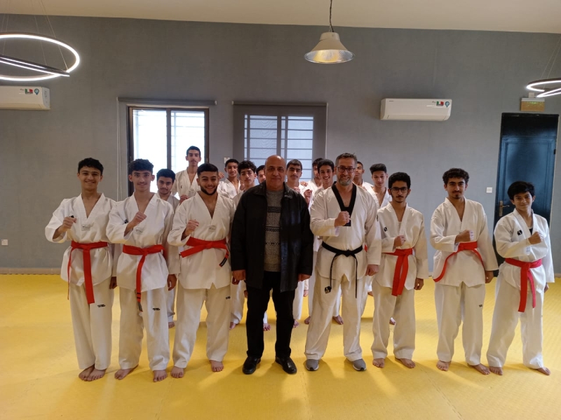 شباب إربد يتفقد برنامج التايكواندو في مركز غرب إربد ويزور مركز شابات المزار الشمالي
