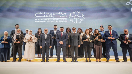ولي العهد يكرّم الفائزين بجائزة الحسين للعمل التطوعي في دورتها الثالثة