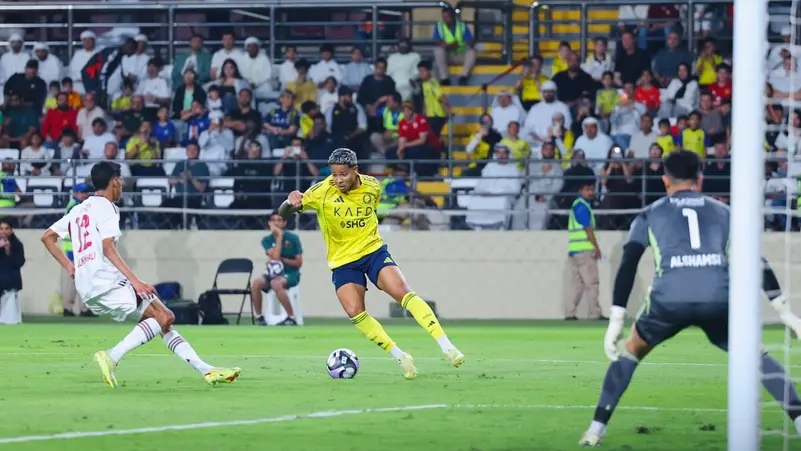 النصر يهزم الوحدة الإماراتي في مباراة ودية