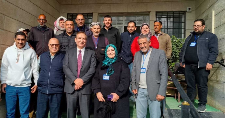 وزير الزراعة يتفقد سير العمل والمشاريع الزراعية في لواء الرمثا