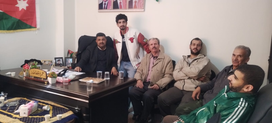 حزب البناء الوطني يستقبل جمعية الصم والبكم في عجلون