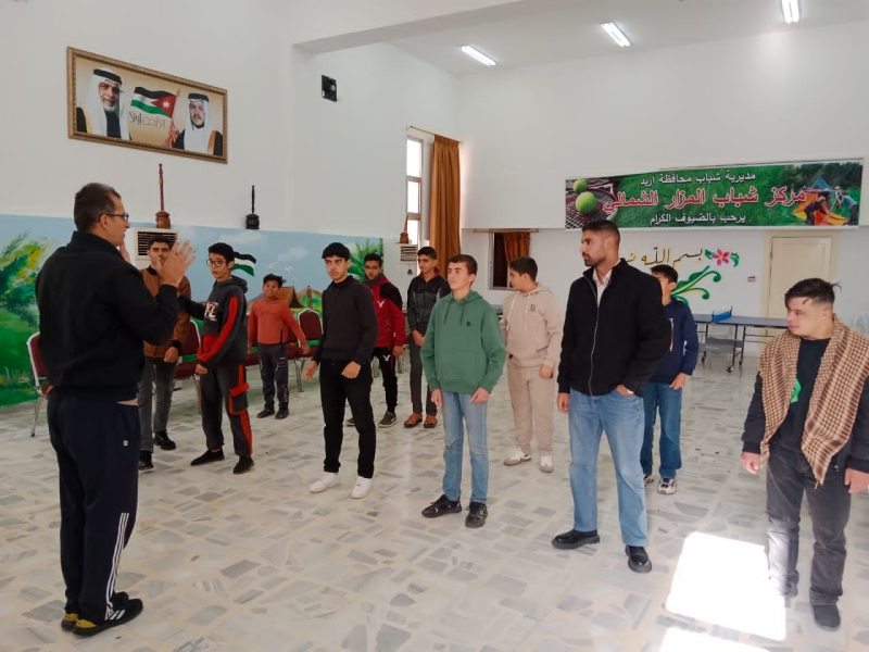 مركز شباب المزار الشمالي ينظم ورشة حول فوائد الرياضة
