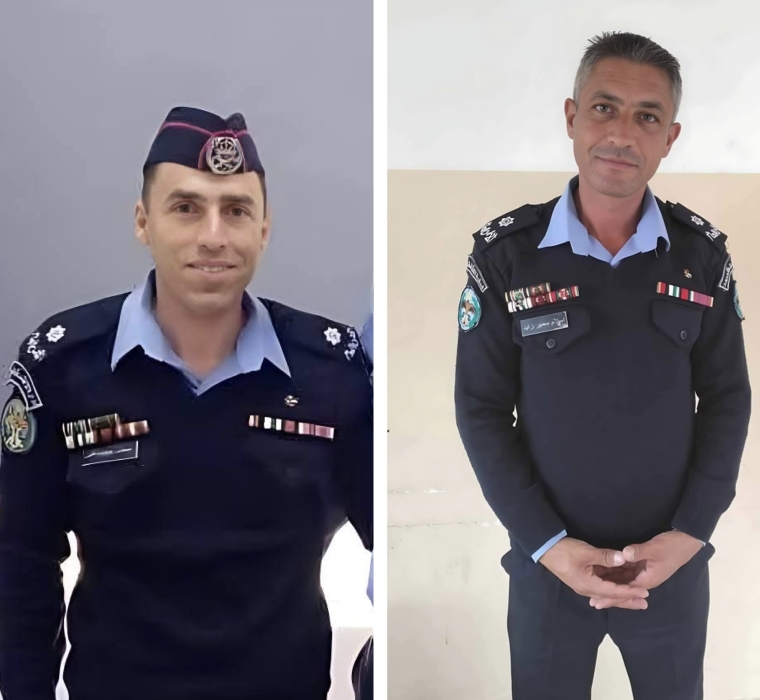 مجموعة القبة الإعلامية تنعى الملازمين جعفر الغزالي وإسلام صبيحات