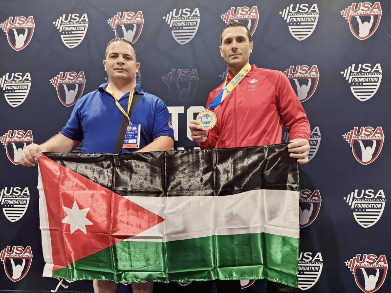 رباع الأمن العام صهيب الفرارجة يحصد برونزية بطولة (UMWF) الكبرى للماسترز