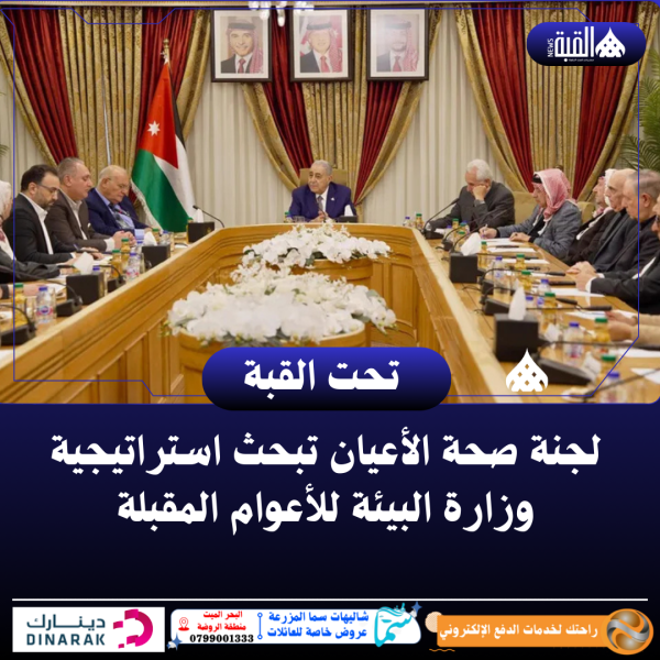 لجنة صحة الأعيان تبحث استراتيجية وزارة البيئة للأعوام المقبلة