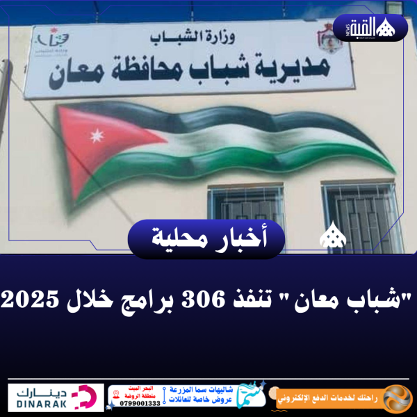 شباب معان تنفذ 306 برامج خلال 2025