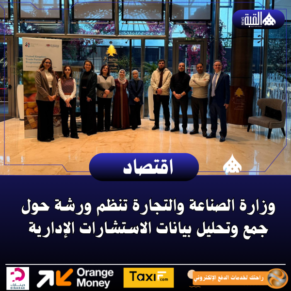 وزارة الصناعة والتجارة تنظم ورشة حول جمع وتحليل بيانات الاستشارات الإدارية