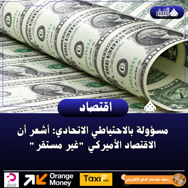مسؤولة بالاحتياطي الاتحادي: أشعر أن الاقتصاد الأميركي غير مستقر