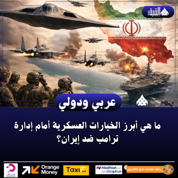 ما هي أبرز الخيارات العسكرية أمام إدارة ترامب ضد إيران؟