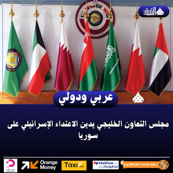 مجلس التعاون الخليجي يدين الاعتداء الإسرائيلي على سوريا
