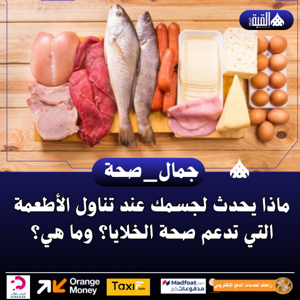 ماذا يحدث لجسمك عند تناول الأطعمة التي تدعم صحة الخلايا؟ وما هي؟