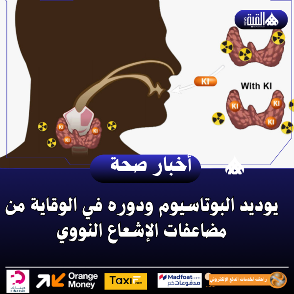 يوديد البوتاسيوم ودوره في الوقاية من مضاعفات الإشعاع النووي