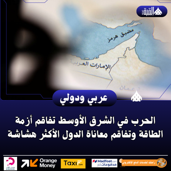 الحرب في الشرق الأوسط تفاقم أزمة الطاقة وتفاقم معاناة الدول الأكثر هشاشة