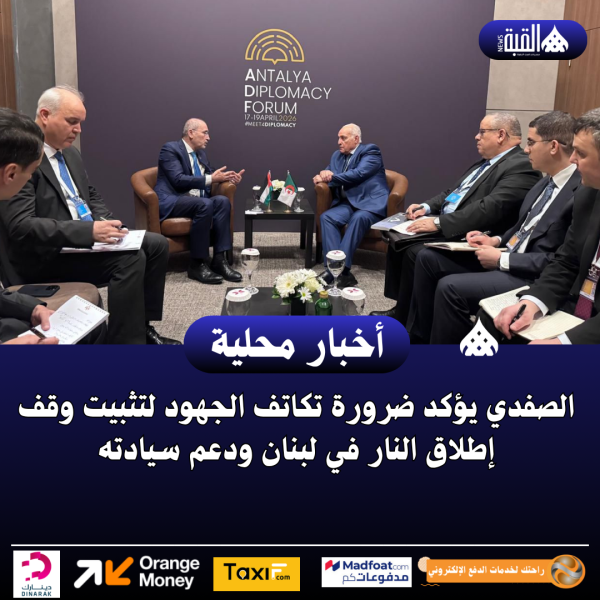 الصفدي يؤكد ضرورة تكاتف الجهود لتثبيت وقف إطلاق النار في لبنان ودعم سيادته