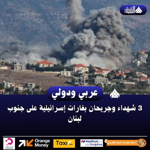 3 شهداء وجريحان بغارات إسرائيلية على جنوب لبنان