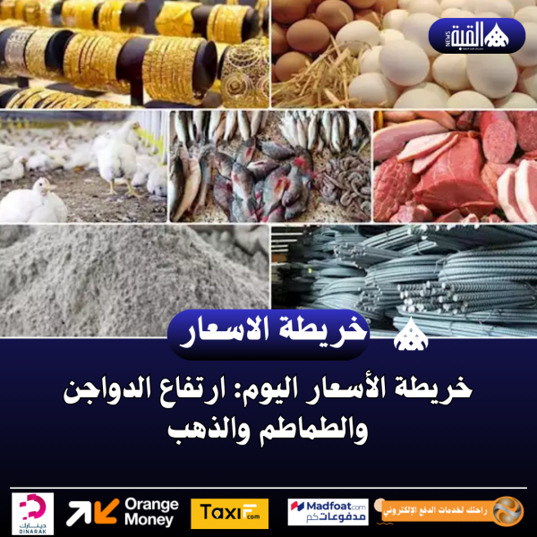 خريطة الأسعار اليوم: ارتفاع الدواجن والطماطم والذهب